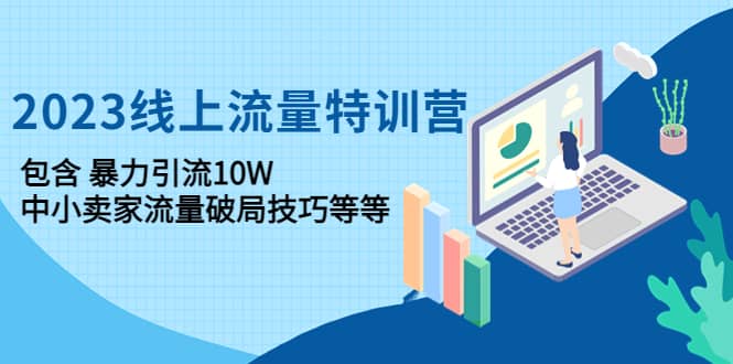 2023线上流量特训营：中小卖家流量破局技巧等等阿朗网创吧-网创项目资源站-副业项目-创业项目-搞钱项目阿朗网创吧