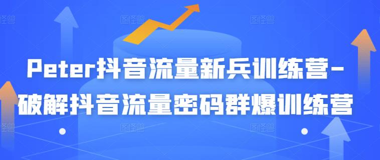 Peter抖音流量新兵训练营-破解抖音流量密码群爆训练营（新兵）阿朗网创吧-网创项目资源站-副业项目-创业项目-搞钱项目阿朗网创吧
