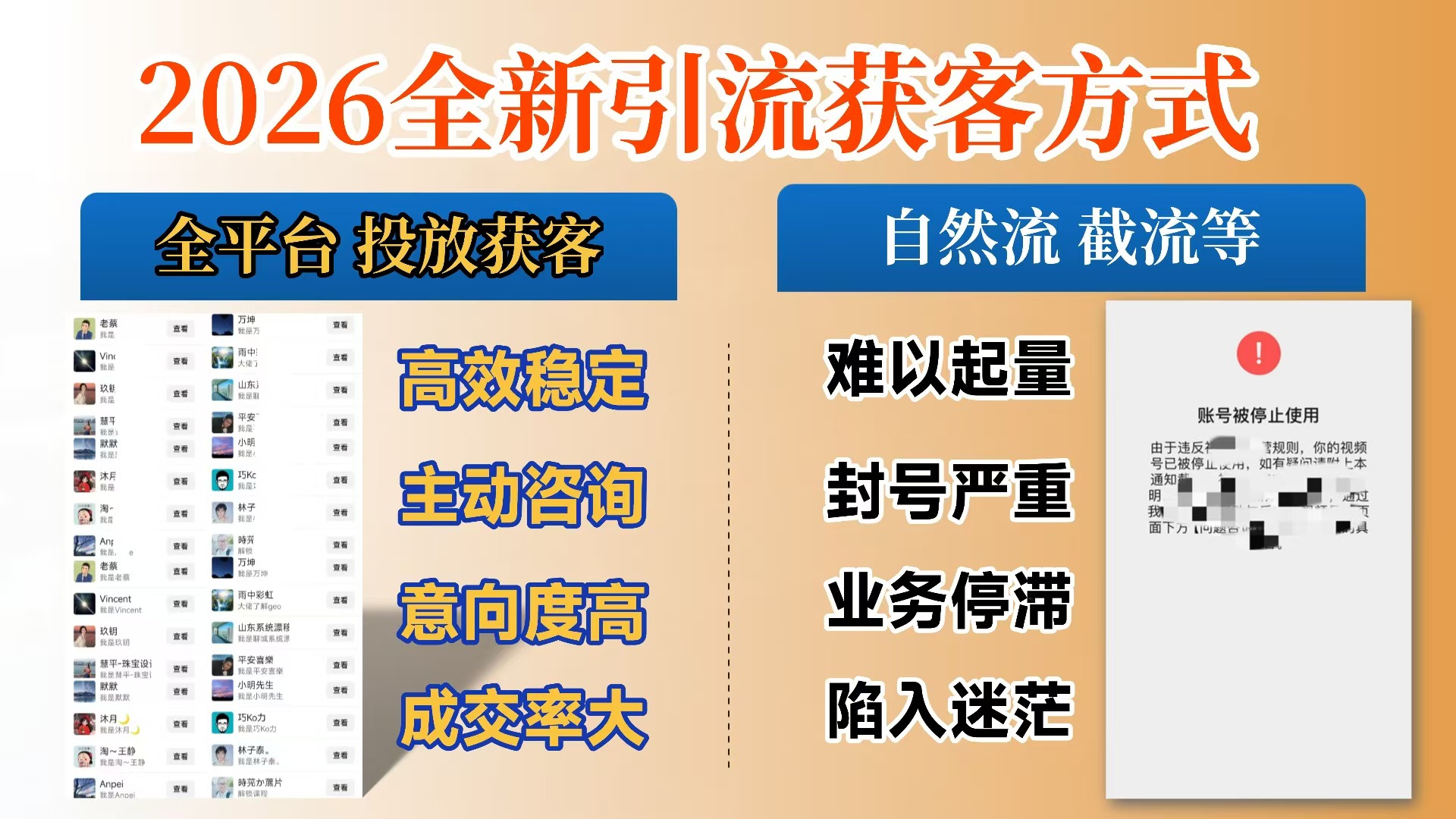【首发】打破获客壁垒,如何利用投放实现财富自由与事业升级阿朗网创吧-网创项目资源站-副业项目-创业项目-搞钱项目阿朗网创吧